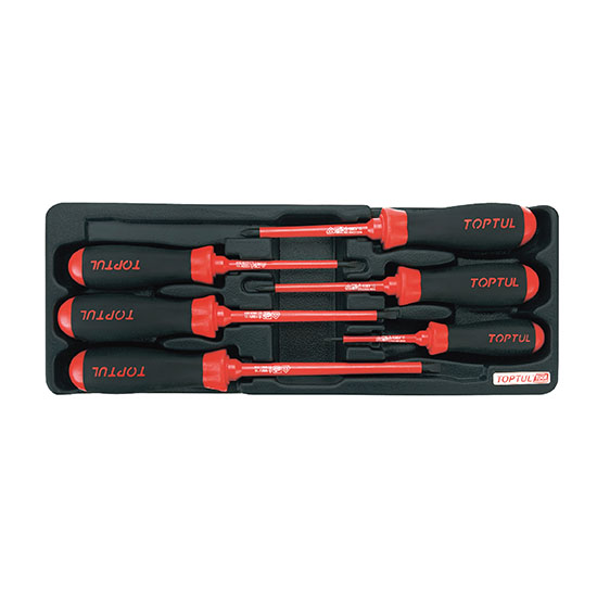 6PCS - VDE Insulated Phillips & Slotted Screwdriver Set