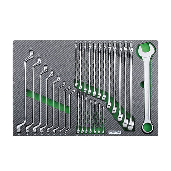 28PCS - Combination & Double Ring Wrench Set
