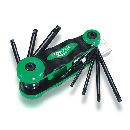 8-in-1 Foldable Star Key Wrench Set