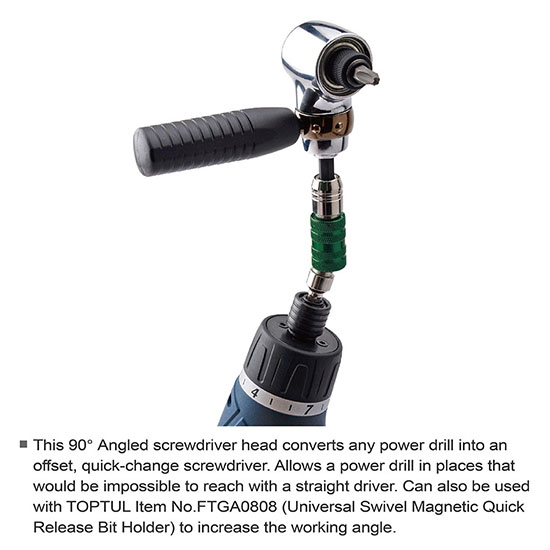 90° Angled Driver Drill Tool