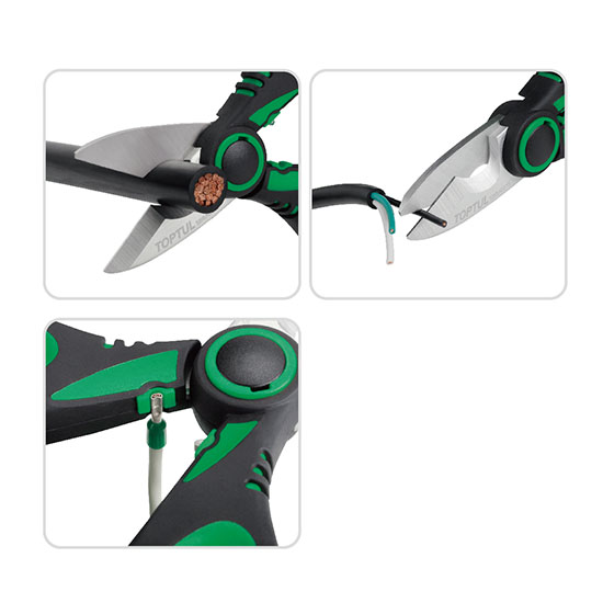 Heavy Duty Multi-Purpose Electricians Scissors - TOPTUL The Mark of  Professional Tools