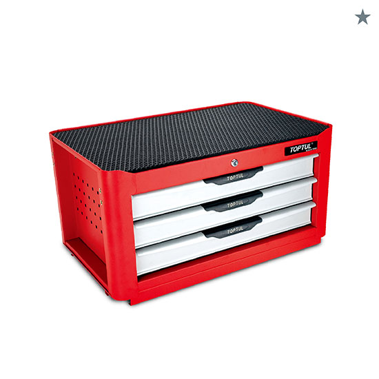 3-Drawer Middle Tool Chest - NEW PRO-LINE SERIES - RED