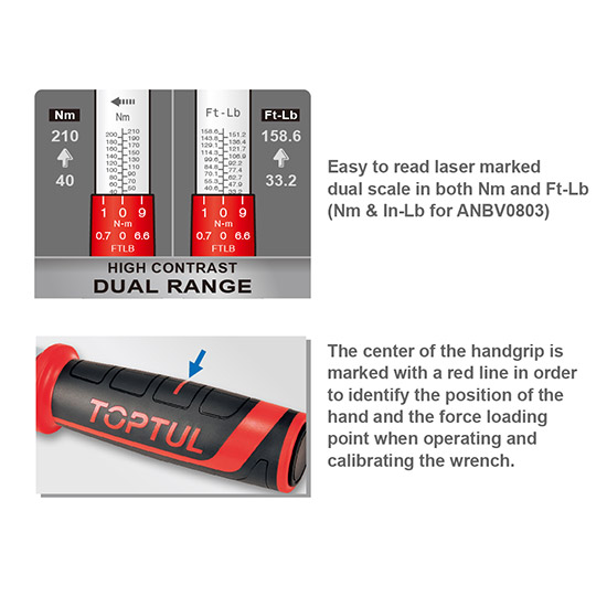 Mechanical Torque Wrench - TOPTUL The Mark of Professional Tools
